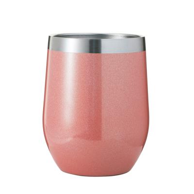 China Everich Viable Hot Sale 12oz Wine Tumbler Sublimation Wine Tumbler With Customized Logo And Color for sale