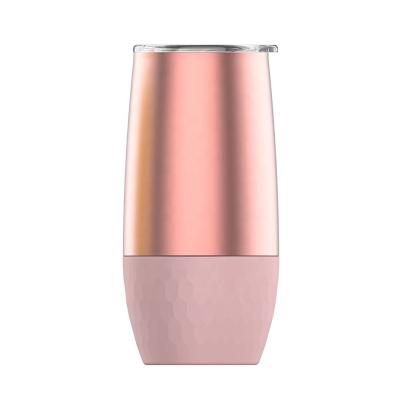 China Disposable Custom Design Gift Box Vacuum Insulated Stainless Steel Champagne Flute for sale