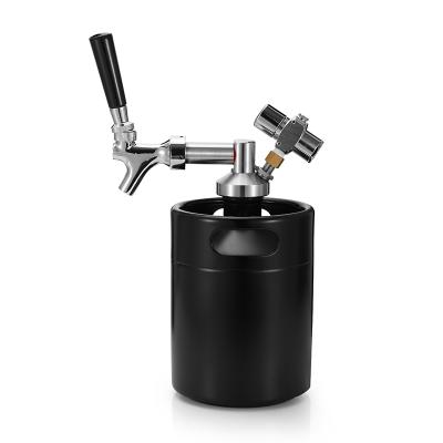 China Portable Stainless Steel Mini Beer Barrel Keg Beer Dispenser for sale