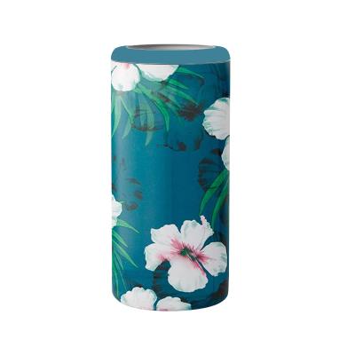 China New Design Sustainable 12oz Slim Box Cooler Stainless Can Slim Cooler Box Cooler Sublimation for sale