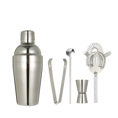 China Factory Direct Workable Stainless Steel Stand Bar Tool Shakers Cocktail Drink Mixer Set for sale