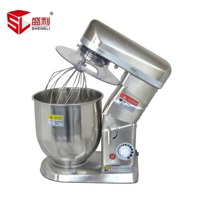 China Tilt head design 10 liter planetary food mixer used for bread with CE for sale