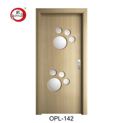 China New Products Competitive Price Interior Solid Wood Fiber Swing Door for sale