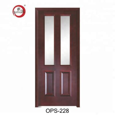 China Interior Low Price Kitchen Church MDF Single Swing Wooden Swing Door For Residential for sale