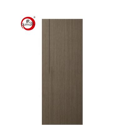 China Modern MDF Entry Door PVC Barn Door Sliding Solid Wood Door OPMA-2103J for sale