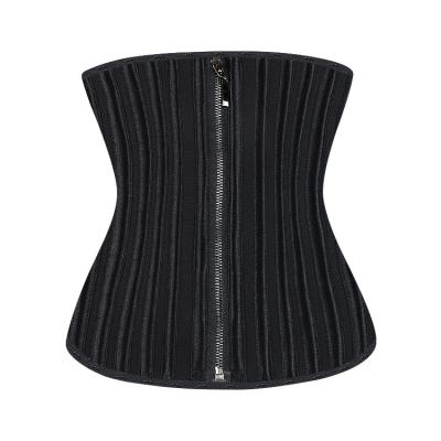 China 29 Steel Boned Latex Waist Trainer Steampunk Corset Antibacterial Slimming Wear Body Shaper for sale