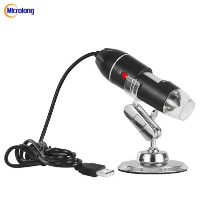 中国 500X LED Zoom USB Digital High Resolution Portable Adjustable Continuous Microscope X4-500x 販売のため