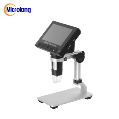 China Factory high quality digital microscope with LCD screen digital microscope for mobile repair 1/4' Te koop