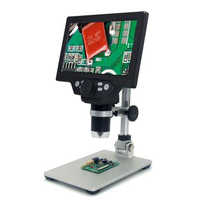 China 1-1200X Magnification 12MP LCD 7 Inch Digital Microscope G1200 for sale