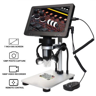 중국 2021 HD Portable Desktop Microscope 7inch LCD Electronic Digital Microscope DM9 판매용