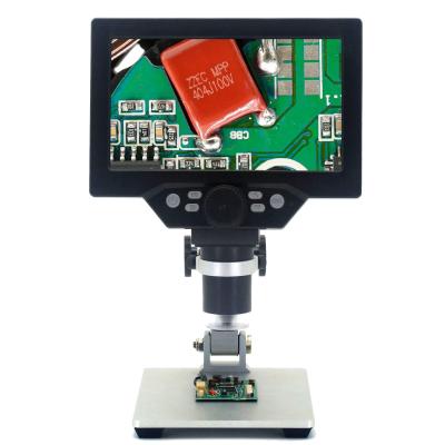 중국 7 Inch LCD Display 12MP Handheld Electronic Digital Microscope G1200 판매용