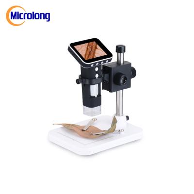 중국 Electronic Microscope 2.1 Inch Video Portable Digital Microscope With LCD Screen 2/4' 판매용