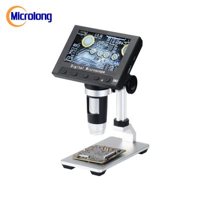 China Portable Wireless Stereo Microscope With Digital Camera LCD Digital Microscope 1/4' for sale