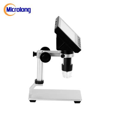 Cina Factory high quality digital microscope with LCD screen for mobile maintenance 1/4' in vendita