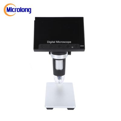 Cina High Quality RoHS/CE USB Digital Microscope with LCD Screen 8 LED Light Camera Microscope 1/4' in vendita