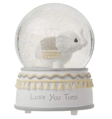 China Europe Resin Elephant Musical Snow Globe for sale