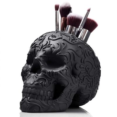 China Europe Skull Makeup Brush Holder, Pen Holder for sale