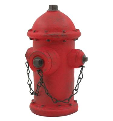 China Europe Fire Hydrant Piggy Bank Resin Money Box for sale