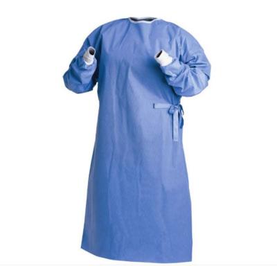 China All Isolation Gown Disposable Protective Non Surgical Rib Cuff Suit for sale