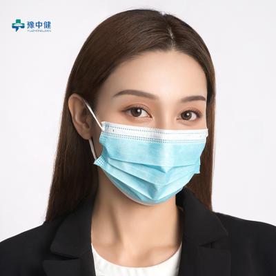 China Adult Disposable Medical Earloop 3Ply Face Masks Lower Price For Sale for sale