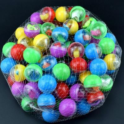 China 45mm Interesting Promotional Children Surprise Egg Toy Plastic Round-Shape Surprise Egg Toys For Vending Machine Capsules for sale