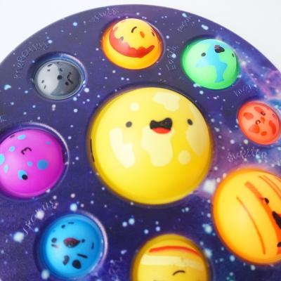 China Portable Bubble Busy Person Sensory Stress Set Worry Relief Ocean Toys Kids Solar System Toys Kids and Family for sale