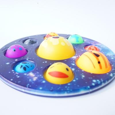 China Portable Bubble Busy Person Sensory Stress Set Worry Relief Ocean Toys Kids Solar System Toys Kids and Family for sale