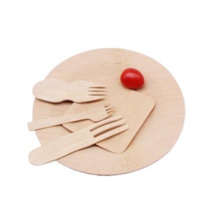 China Disposable Wholesale Disposable Bamboo Dishes Package Customizable Wooden Wedding Disposable Serving Dishes 100 Square Bamboo Dishes for sale