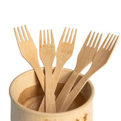 China Best Selling Eco Friendly Disposable Environmental Hygiene Fork Biodegradable Biodegradable Bamboo Forks Disposable Bulk for sale