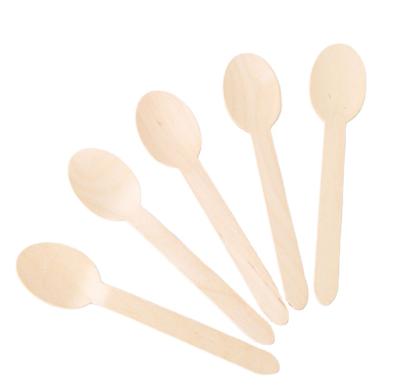 China Disposable Eco Friendly Edible Green Bamboo Dessert Spoons Biodegradable Bamboo Spoon Coffee Cream Friendly Co for sale