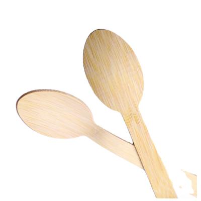 China Disposable Factory Disposable Knife Fork and Wholesale Wooden Disposable Bamboo Dissolvable Spoon Set for sale