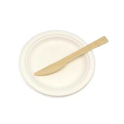 China Eco-Friendly Factory Wholesale Disposable Cake Lightweight Bread Knives Small 100% Eco-Friendly Biodegradable Bamboo Knives for sale