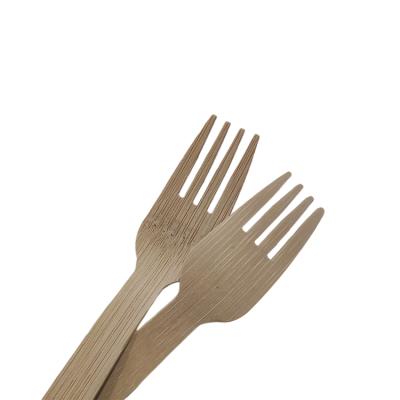 China Eco Friendly Biodegradable Bamboo Utensils Bamboo Spoon And Disposable Fork for sale