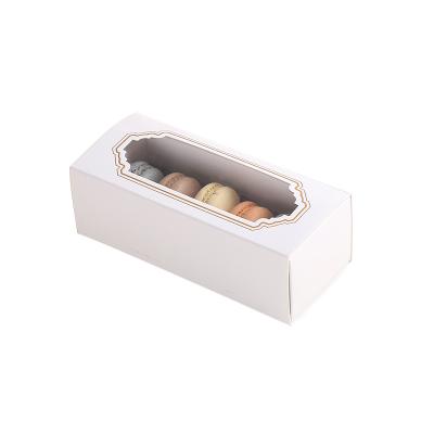 China Recyclable Customized Luxury Paper Drawer Box Cookie Macaron Packaging for sale