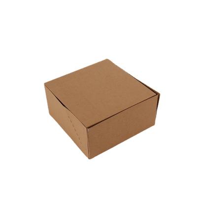 China Recyclable Wholesale PSB Kraft Paper Food Cake Snacks Packaging Box for sale