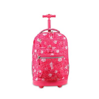 China Wholesale China Suppliers Anti Theft Travel Trolley Bag School Bags For Female Student School Rolled Bags for sale