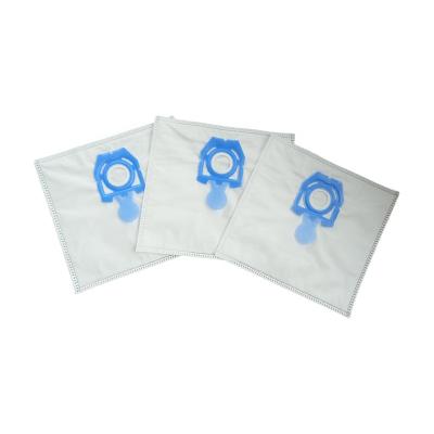 China Hotel Customized White Nonwoven Dust Filter Bag For Zelmer Cobrall Vacuum Cleaner for sale