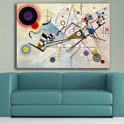 China HD Abstract Composition By Wassily Kandinsky Canvas Painting For Living Room Home Decoration Oil Painting On Canvas for sale