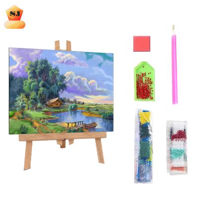 China Hot Sale 5D Landscape Painting DIY Diamond Painting Numbering Kit Set From Europe Amazon Customized Original Canvas Gifts For Kids for sale