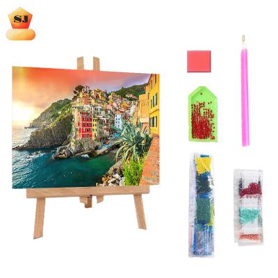 China Europe Hot Sale 5D DIY Diamond Painting Numbering Kit Set Landscape Painting Customized Canvas Original Gifts For Beginner for sale