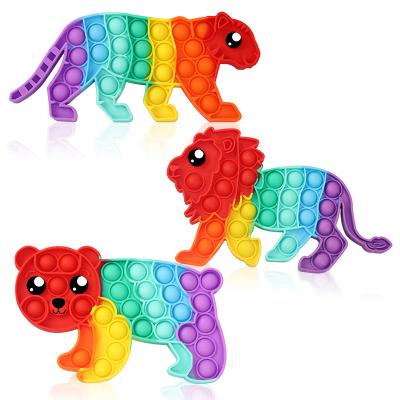 China Animal Toys Stir Again Penguin Tiger Lion Large Rainbow Squirrel Adult Stirrer Person Toys Children Stirring Toys for sale