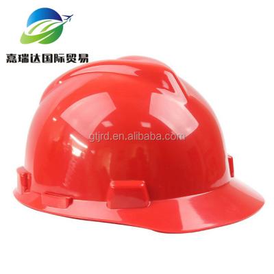 China Adjustable ABS / PE Construction Safety Protective Cap Hard Hats Helmet For Construction for sale