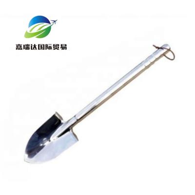 China High Quality Garden Work Metal Gardening Hand Rings Stainless Steel Handle Spade Shovel For Sale for sale