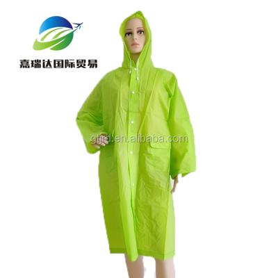 China Windproof Raincoat EVA Waterproof Raincoat Rain Poncho Out Door Raincoat for sale