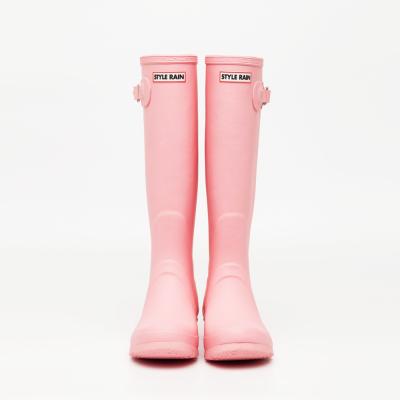 China Fashion Waterproof Rain Boots Colored Rain Boots Fashion Water Rubber Shoes for sale