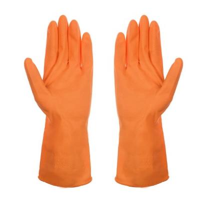 China Abrasion resistant household gloves kitchen latex glove for cleaning /rubber gloves latex gloves for dish washing for sale