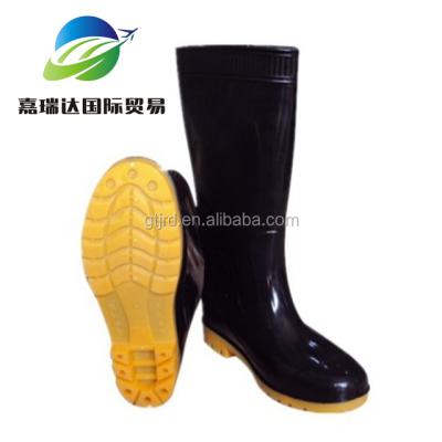 China Waterproof Anti-Static Anti-Slip Safety Working Chemical Rain Boots Industrial Work Safety Shoes for sale