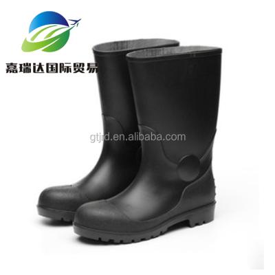 China Steel Toe Cap Chemical Puncture PVC Steel Toe Anti Rain Rejects Industrial Work Safety Shoes for sale