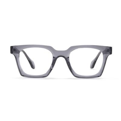 China Fashion cat eye glasses Oversized Square Tr90 Optical Eyewear Retro Men Eyeglasses Custom Logo Spectacle Frame Ready Stock Glasses for sale