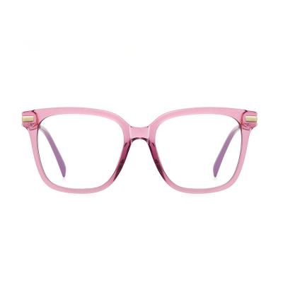 China Fashion cat eye glasses Newest Anti Blue TR90 square Luxury Glasses Frames Women Trending Optical Computer Glasses for sale